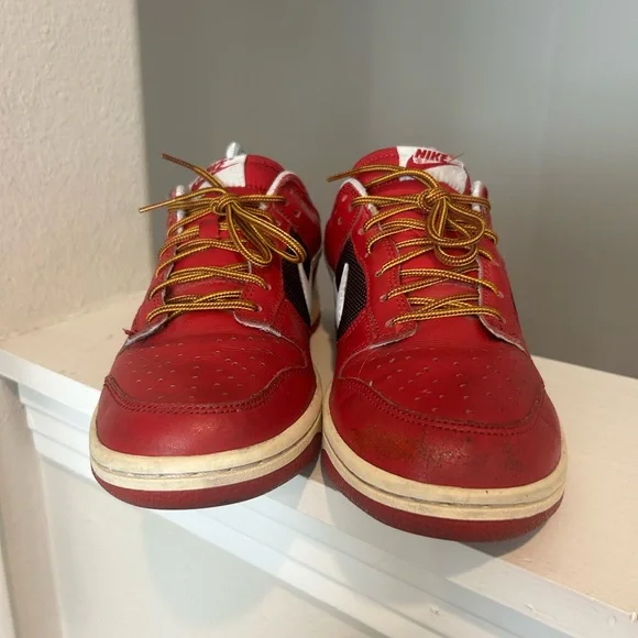 Women's Nike Dunk Low Cl 2009 Cherry Red 317815-612 Wmns 9 - Picture 9 of 9